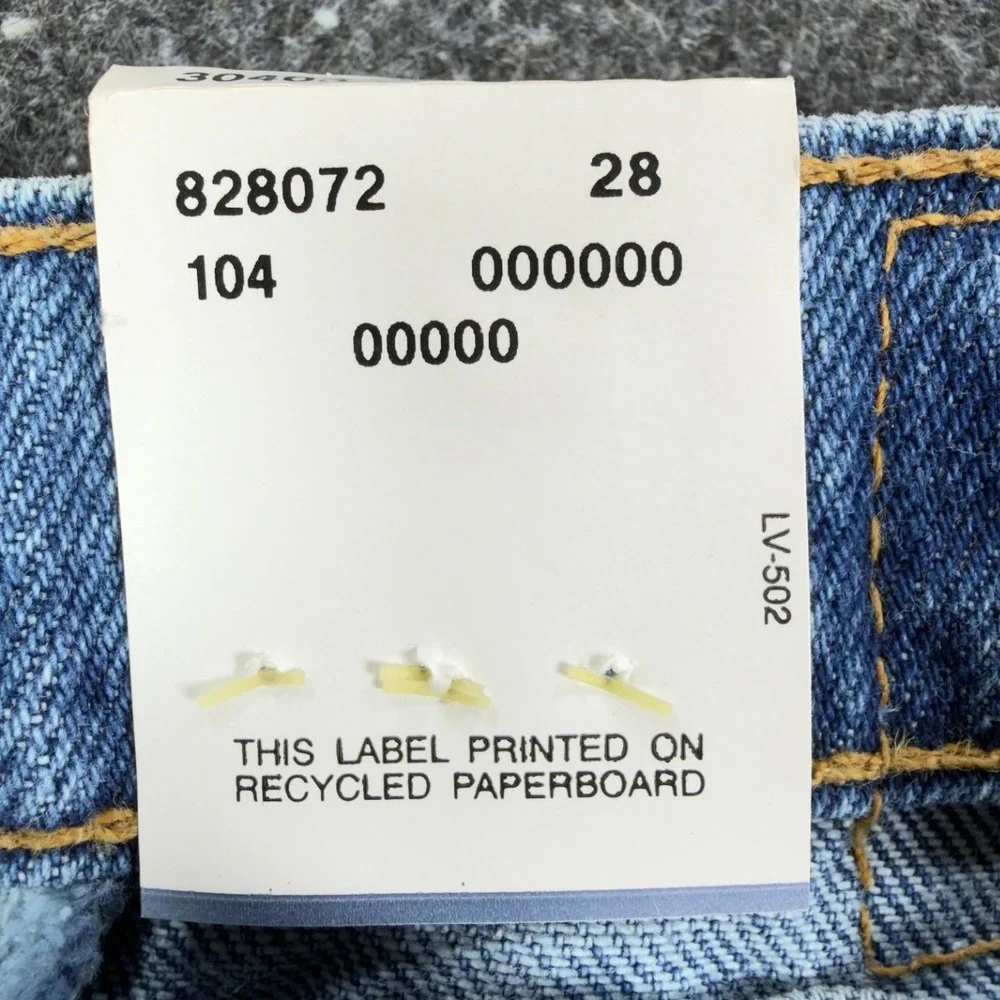 Levi's 550 Relaxed Fit Denim Shorts Mens 28 Blue Cotton Modern Excellent